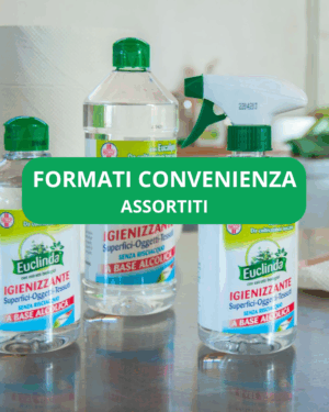 Euclinda Igienizzante a base alcolica - Formato Convenienza azienda agricola di Massarosa LU