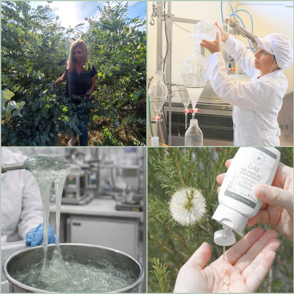Gel mani bio igienizzante Euka - Oligea azienda agricola di Massarosa LU