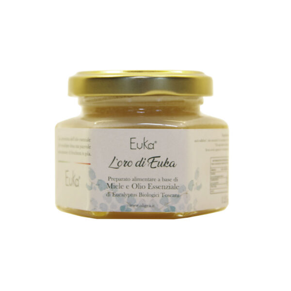Miele balsamico biologico con olio essenziale di eucalipto italiano -125g