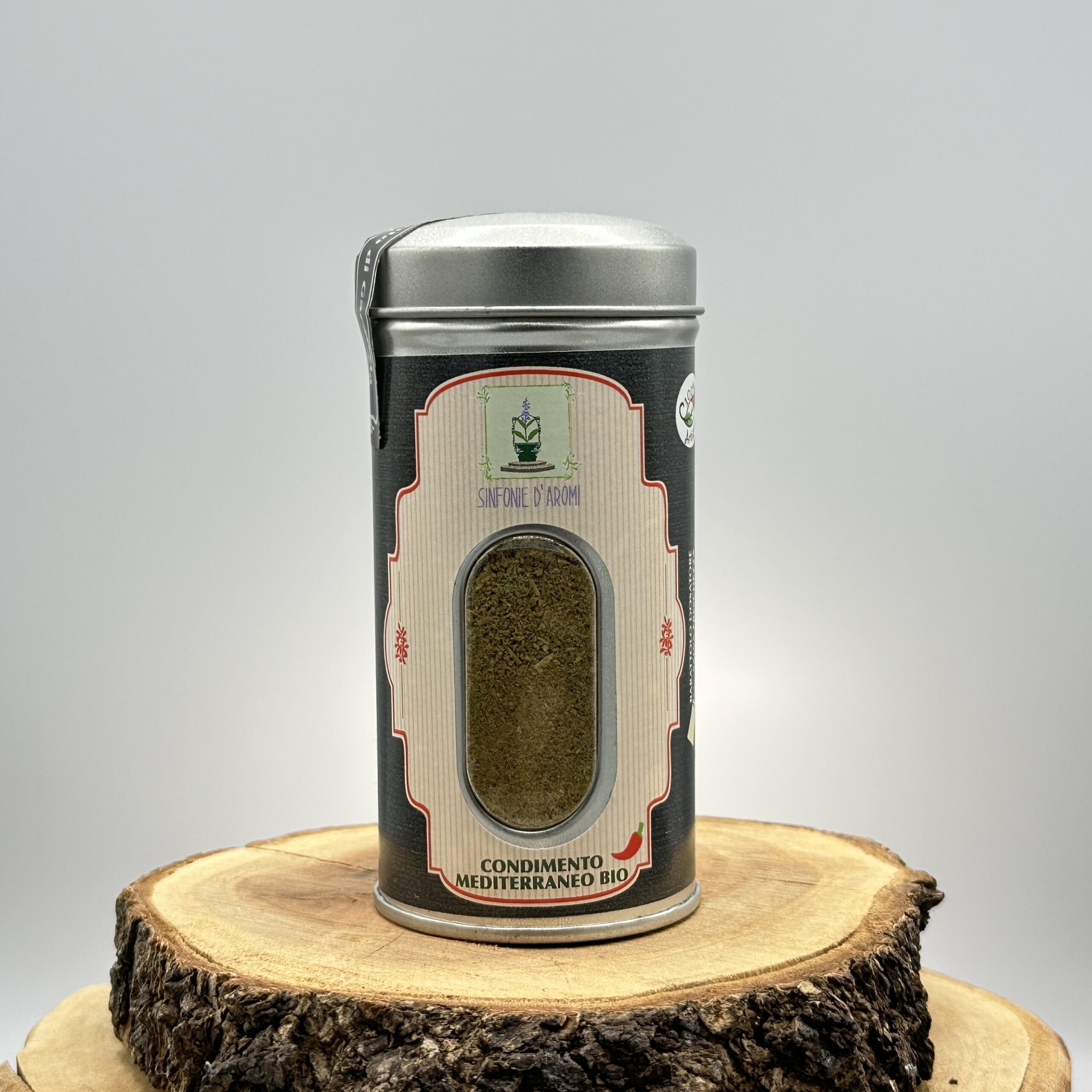 Condimento-mediterraneo-bio-Sinfonie-Daromi-–-Mix-di-Erbe-Aromatiche-Bio-Oligea azienda agricola di Massarosa LU