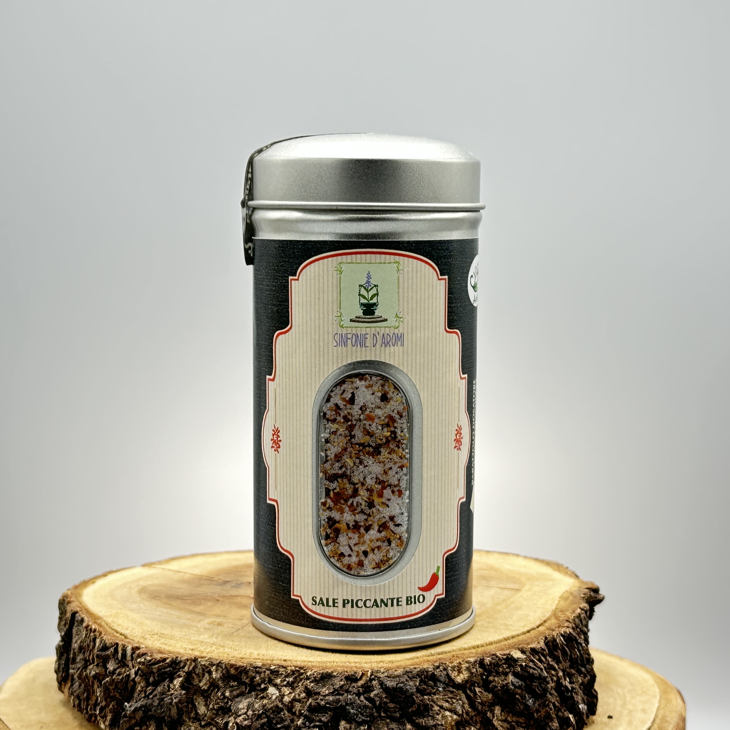 Sale-aromatizzato-piccante-bio-Sinfonie-Daromi-–-Mix-di-Erbe-Aromatiche-Bio-Oligea azienda agricola di Massarosa LU