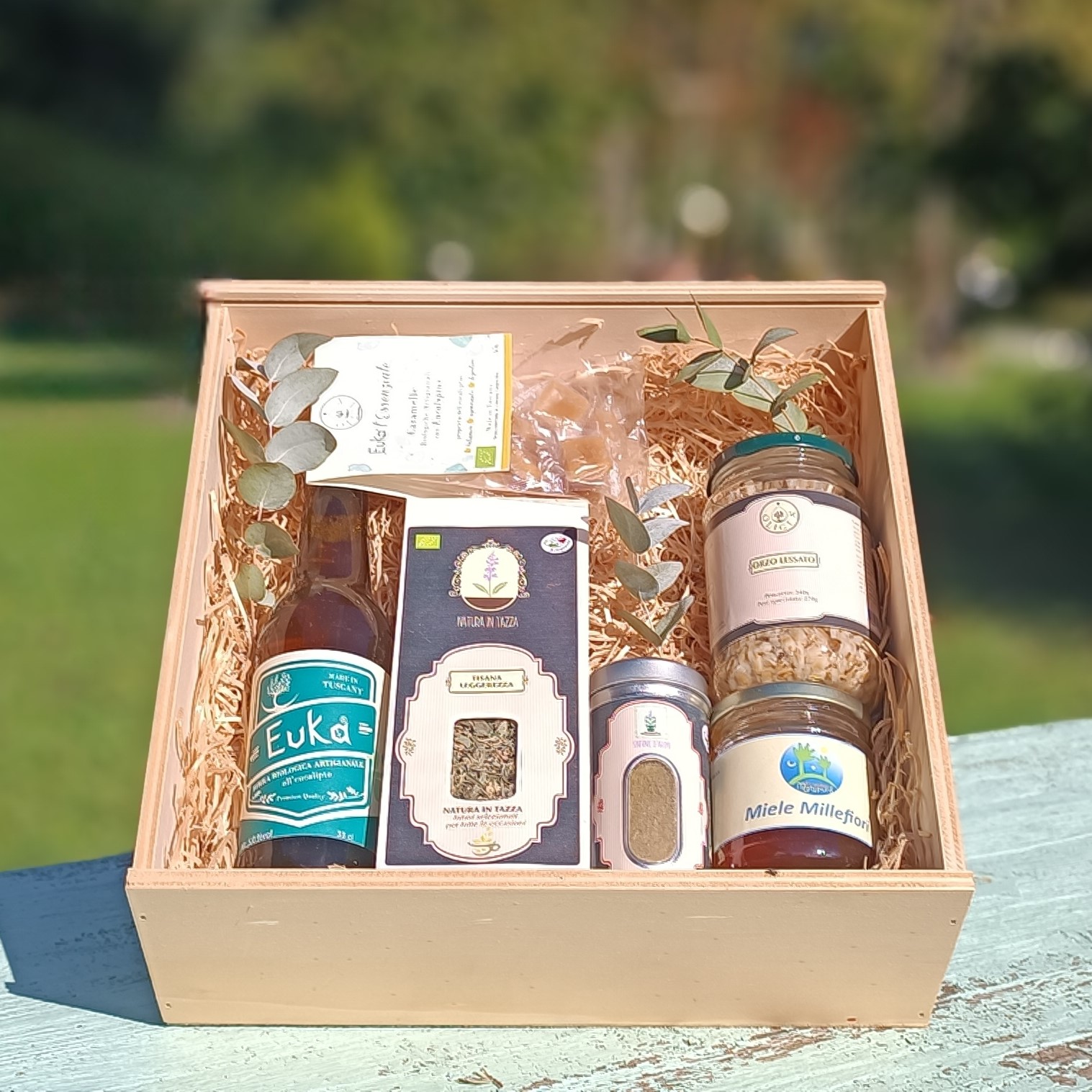 Box regalo “Sapori di Toscana” – Eccellenze biologiche e artigianali Oligea Birra artigianale biologica, mie (3)
