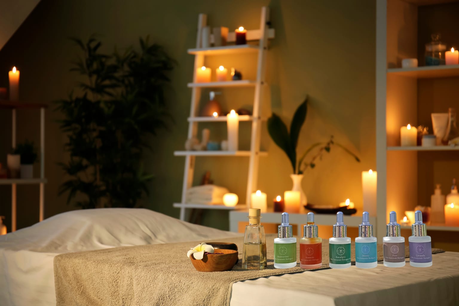 Oli Essenziali Professionali Biologici per Operatori del Benessere | oli essenziali per massaggi e riflessologia in centro estetico e spa | Oli essenziali per il benessere energetico e spirituale: aromaterapia, meditazione, chakra e rituali naturali