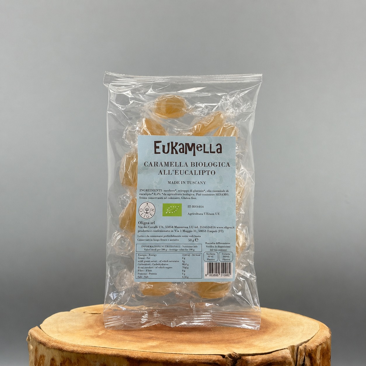 Caramelle Biologiche all’Eucalipto - Balsamiche Naturali – Eukamella di Oligea (2)